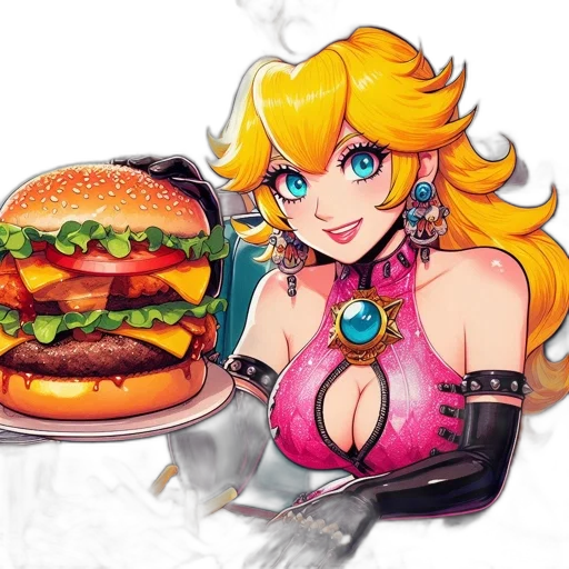 food, weapon, dress, pixel art transparent PNG cut-out
