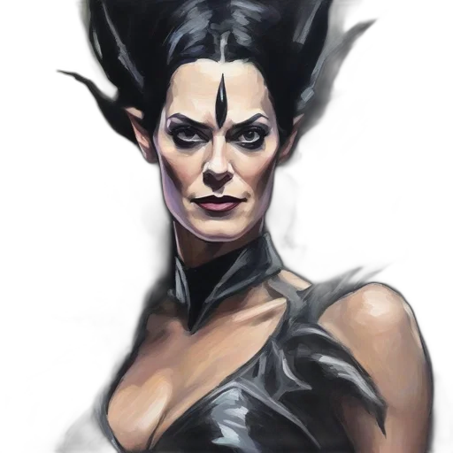 face, comic book art, concept art, fantasy art transparent PNG cut-out