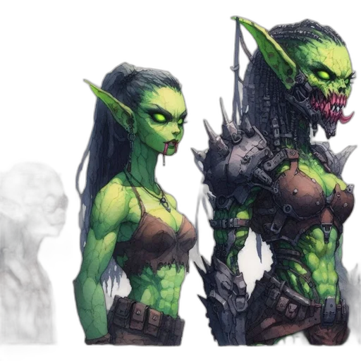concept art, fantasy art, comic book art, pixel art transparent PNG cut-out