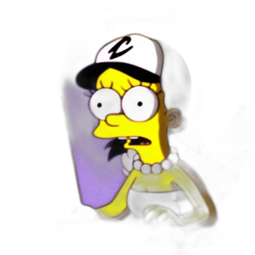 hat, creature, cartoon, pixel art transparent PNG cut-out