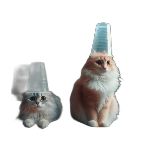 hat, bottle, crown, animal transparent PNG cut-out