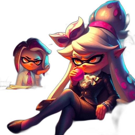 dress, jacket, weapon, concept art transparent PNG cut-out