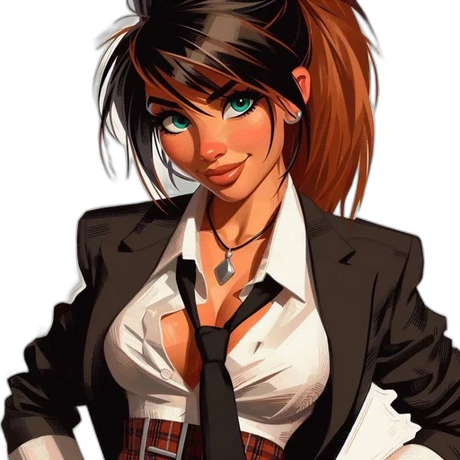 staff, jacket, comic book art, concept art transparent PNG cut-out