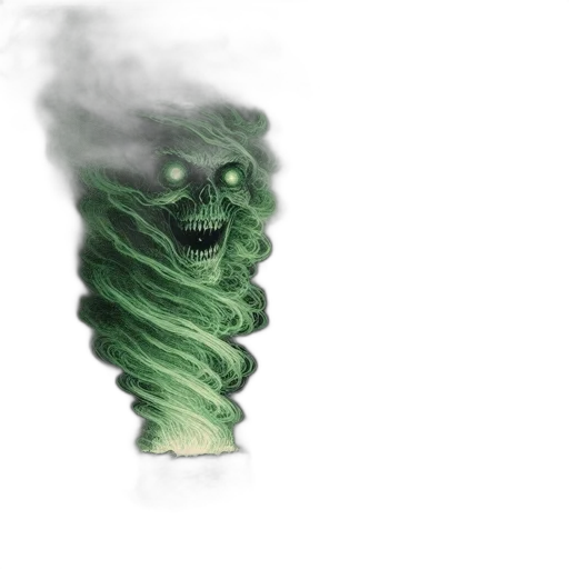 creature, dragon, mask, hair transparent PNG cut-out
