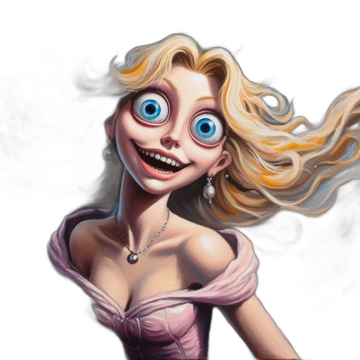 face, dress, mask, concept art transparent PNG cut-out