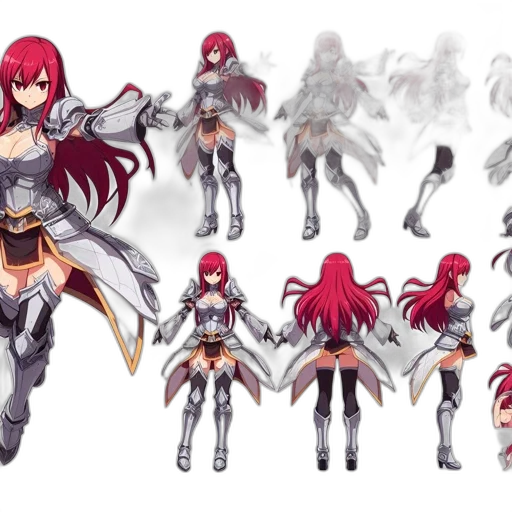 concept art, fantasy art, pixel art, anime transparent PNG cut-out