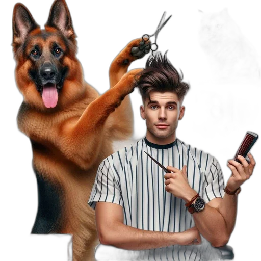 staff, hair, animal, creature transparent PNG cut-out
