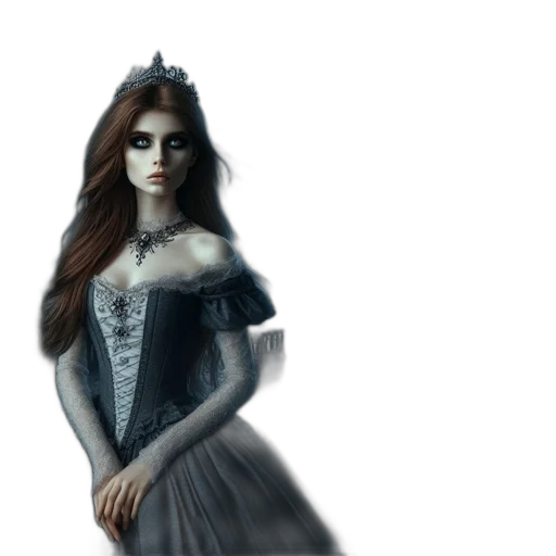 dress, crown, jewelry, mask transparent PNG cut-out