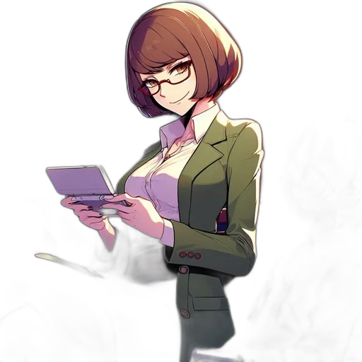 jacket, staff, robot, weapon transparent PNG cut-out
