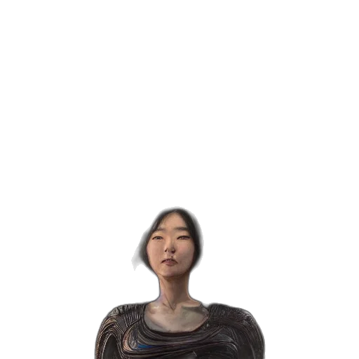 dress, face, robot, creature transparent PNG cut-out