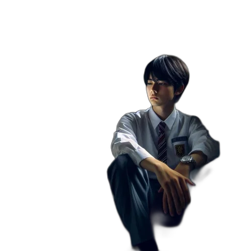 staff, face, robot, jacket transparent PNG cut-out