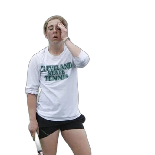 staff, tennis, player, wearing transparent PNG cut-out