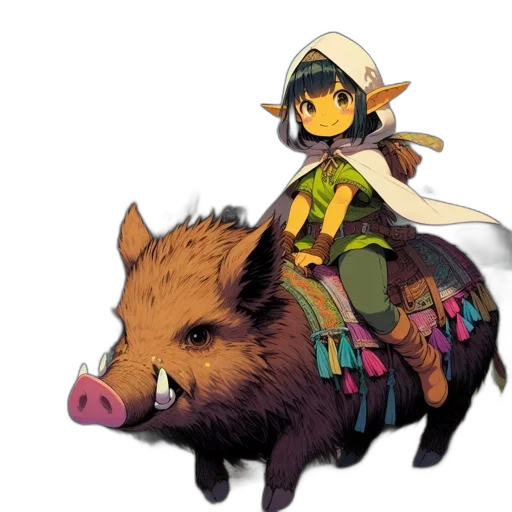 animal, weapon, hat, concept art transparent PNG cut-out