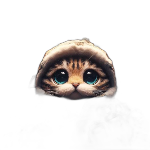 face, animal, creature, hat transparent PNG cut-out