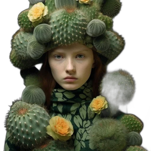hat, crown, flower, hair transparent PNG cut-out