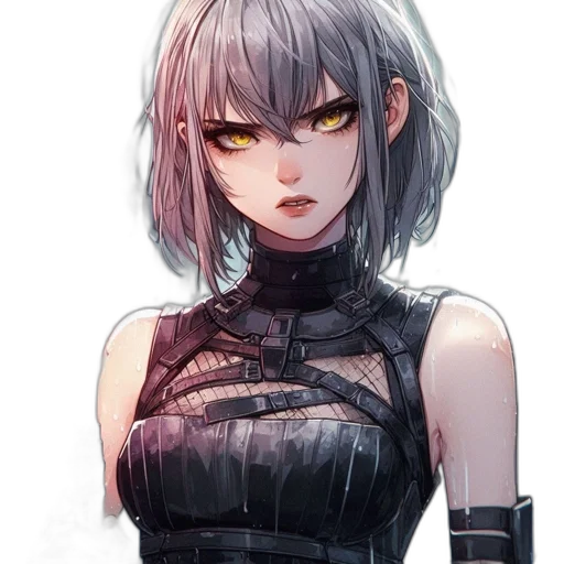 dress, face, robot, jacket transparent PNG cut-out