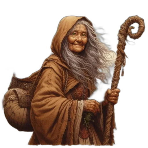 staff, face, weapon, creature transparent PNG cut-out