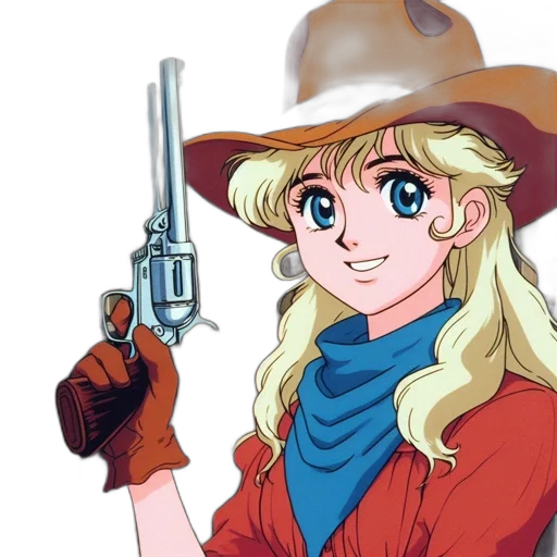 weapon, staff, hat, anime transparent PNG cut-out