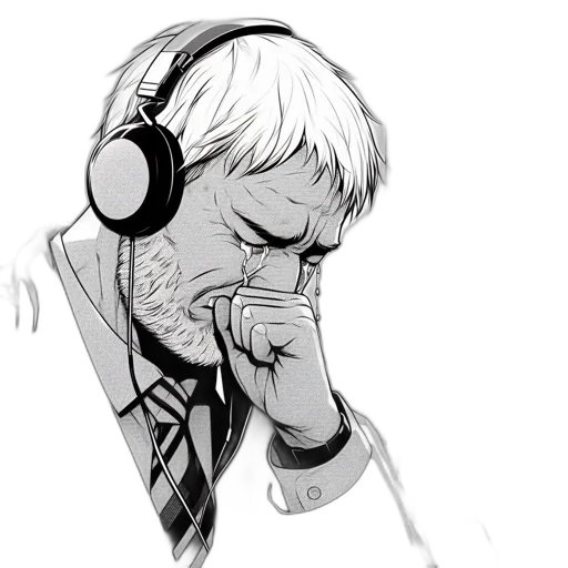 face, jacket, comic book art, cartoon transparent PNG cut-out