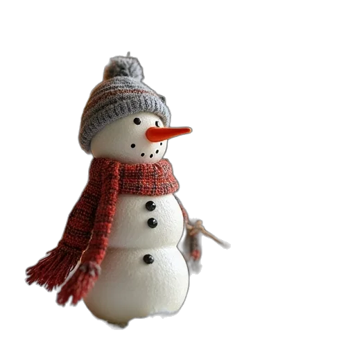 hat, 3d render, snow, cute transparent PNG cut-out