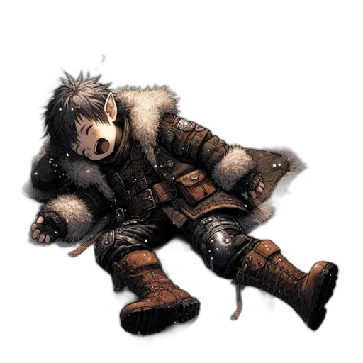 jacket, animal, creature, weapon transparent PNG cut-out