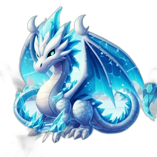 dragon, staff, creature, fantasy art transparent PNG cut-out