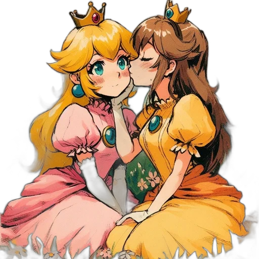 crown, dress, pixel art, concept art transparent PNG cut-out