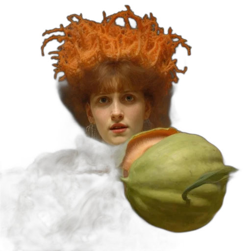 crown, face, hat, hair transparent PNG cut-out