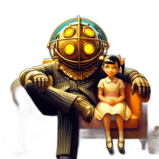 robot, mask, creature, concept art transparent PNG cut-out