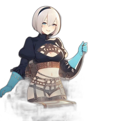 weapon, sword, staff, robot transparent PNG cut-out
