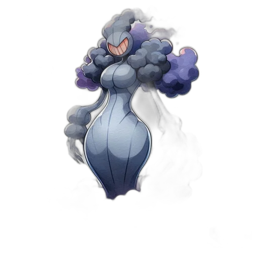 dress, hair, staff, flower transparent PNG cut-out