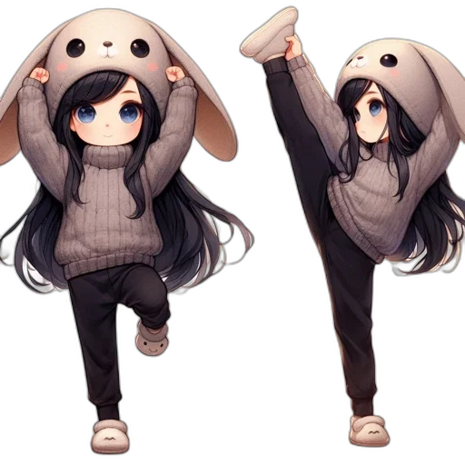 jacket, creature, weapon, mask transparent PNG cut-out