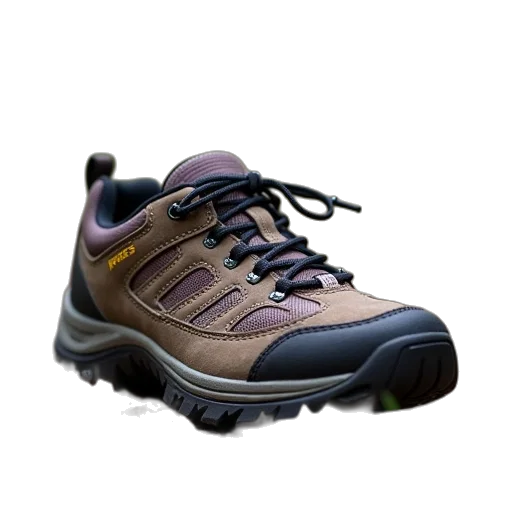 shoes, 3d render, photorealistic, merrells transparent PNG cut-out