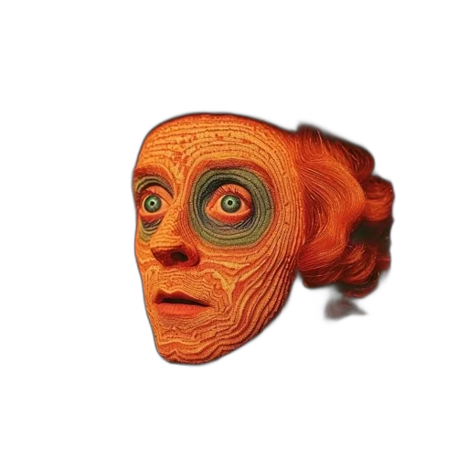 mask, face, creature, robot transparent PNG cut-out