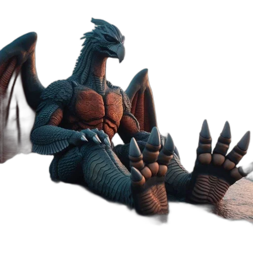 dragon, creature, animal, concept art transparent PNG cut-out