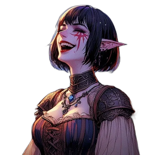face, staff, fantasy art, concept art transparent PNG cut-out