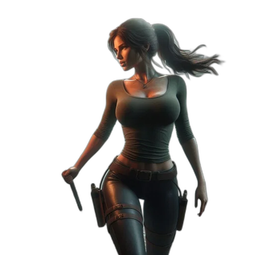weapon, concept art, fantasy art, 3d render transparent PNG cut-out
