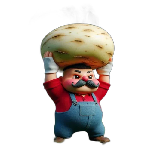 food, hat, staff, concept art transparent PNG cut-out