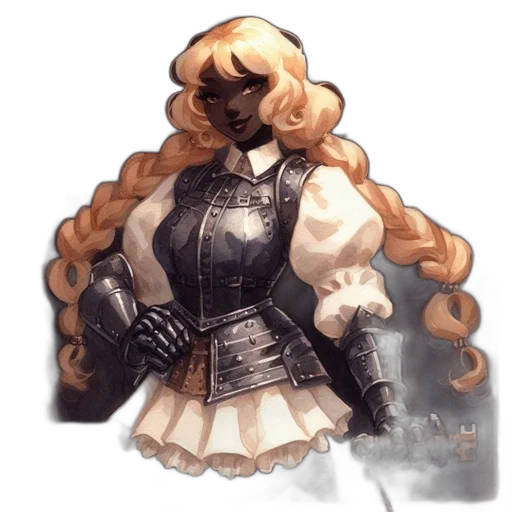 dress, staff, jacket, weapon transparent PNG cut-out