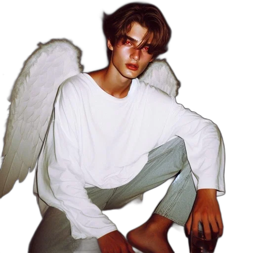 jacket, creature, vaporwave, photorealistic transparent PNG cut-out