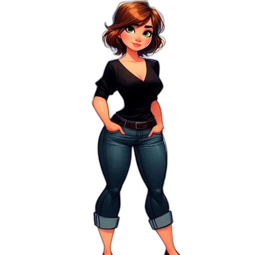 staff, concept art, cartoon, pixel art transparent PNG cut-out