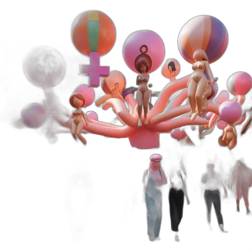 umbrella, staff, crown, concept art transparent PNG cut-out