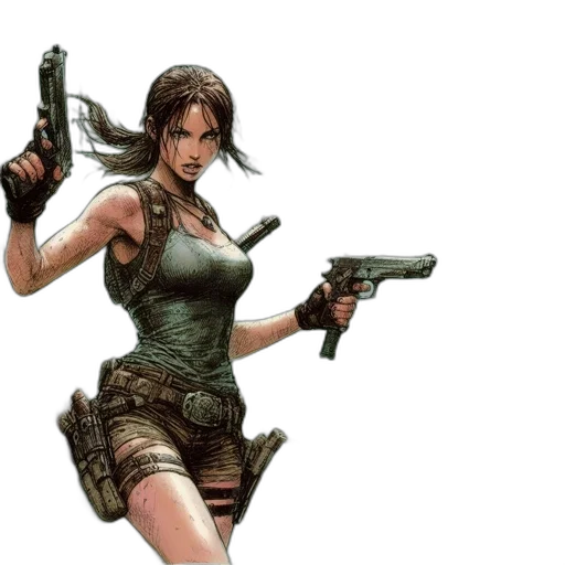 weapon, comic book art, concept art, pixel art transparent PNG cut-out