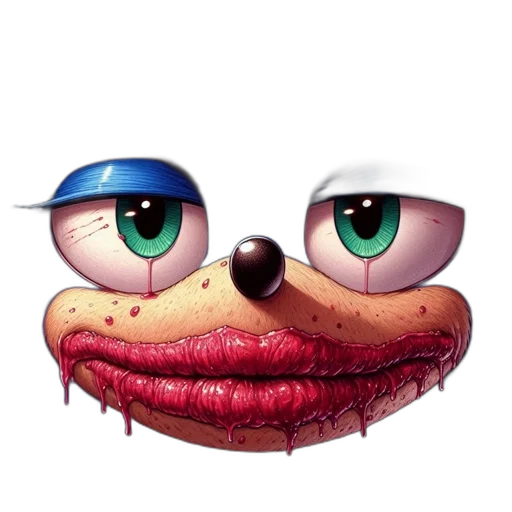 face, creature, mask, animal transparent PNG cut-out