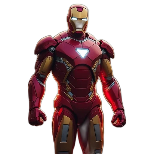 robot, 3d render, concept art, comic book art transparent PNG cut-out