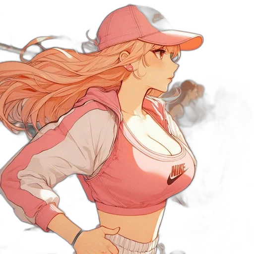 jacket, hat, weapon, staff transparent PNG cut-out