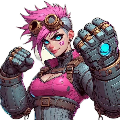 robot, weapon, jacket, cyberpunk transparent PNG cut-out