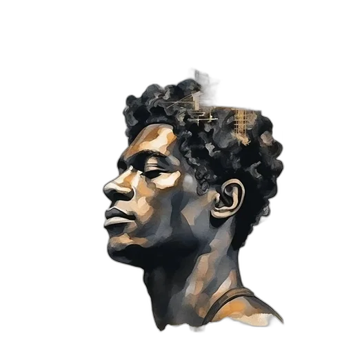 face, mask, crown, staff transparent PNG cut-out