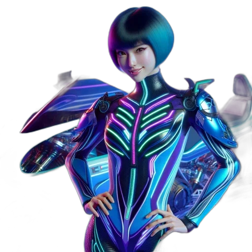 robot, jacket, creature, dress transparent PNG cut-out