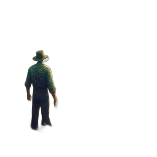 hat, robot, jacket, weapon transparent PNG cut-out